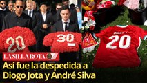 Así fue el funeral de Diogo Jota y su hermano André Silva en Portugal
