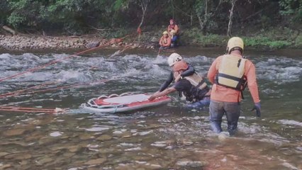 Rescatistas de Sinaproc refuerzan técnicas ante inicio de tempora lluviosa