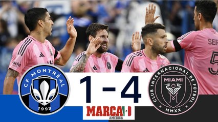 Messi anota doblete en victoria a domicilio I Montreal 1-4 Inter Miami I Resumen y goles I MLS