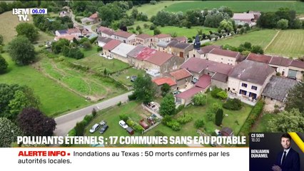 L'eau du robinet interdite à la consommation dans 17 communes à cause de taux anormaux de PFAS