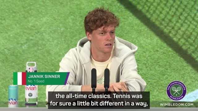 'I enjoyed it so much' - Sinner on watching Federer