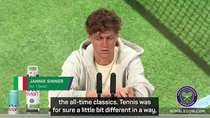 'I enjoyed it so much' - Sinner on watching Federer
