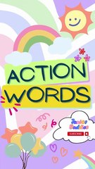 Learn Action Word Easy English Verbs for Kids