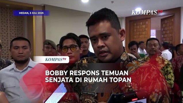 Bobby Nasution Respons Temuan Senjata Api di Rumah Kadis PUPR Sumut Topan Ginting