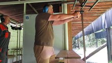 Summer 2025, Czech Republic, Most shooting range, training with Glock 9mm