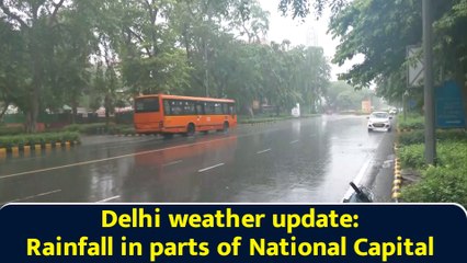 Delhi weather update: Rainfall in parts of National Capital