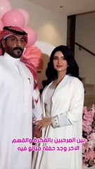 سعيد الزهراني يحتفل بخروج صالحة من المستشفى