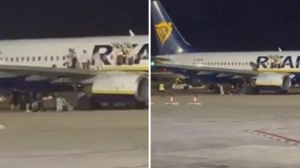 Falso allarme incendio, i passeggeri si lanciano dalle ali dell’aereo