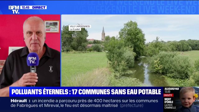 Polluants éternels dans l'eau du robinet: les habitants de Villy (Ardennes) sont inquiets , confie le maire de la commune