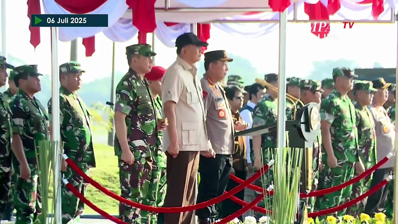 [FULL] Menhan, Panglima TNI & Kapolri Lepas Keberangkatan Prajurit Hadiri Bastille Day 2025 Prancis