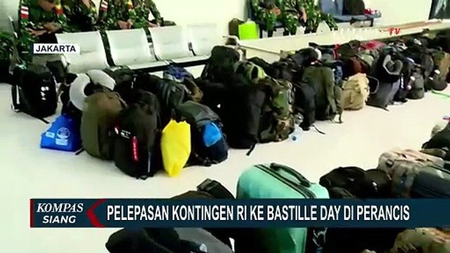 Pelepasan Kontingen RI ke Bastille Day di Perancis, Total 507 Anggota Diberangkatkan | KOMPAS SIANG