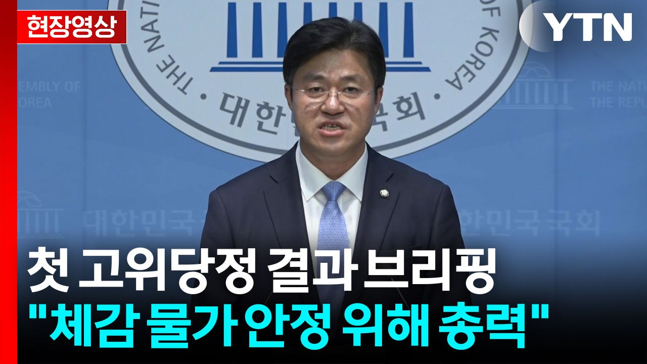 [현장영상+] 첫 고위당정 결과 브리핑..."추경 확정 위해 속도감 있게 집행" / YTN