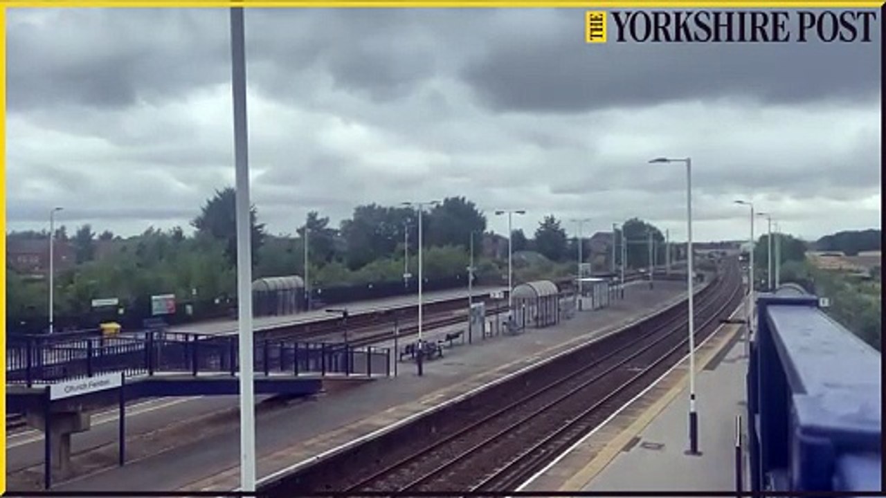 Watch the Tornado hauling Waverley Yorkshire station