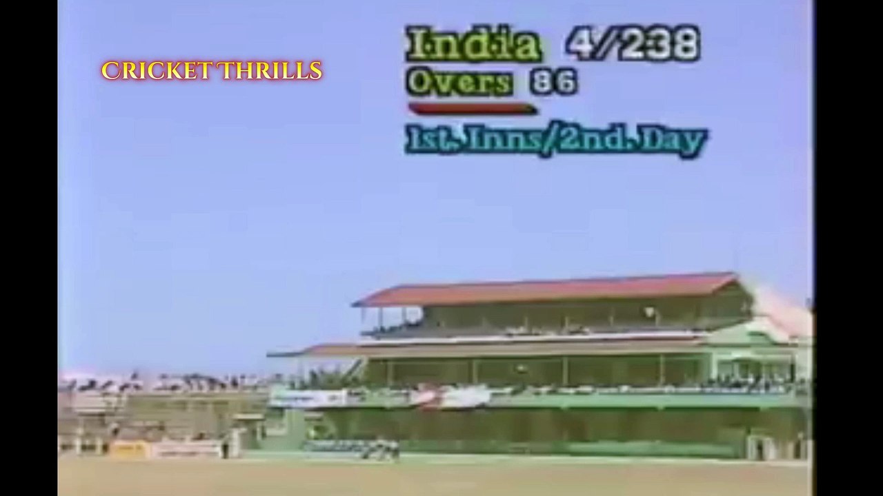 West Indies’ Rising Star Ian Bishop vs India | 6/116 Bowling Magic