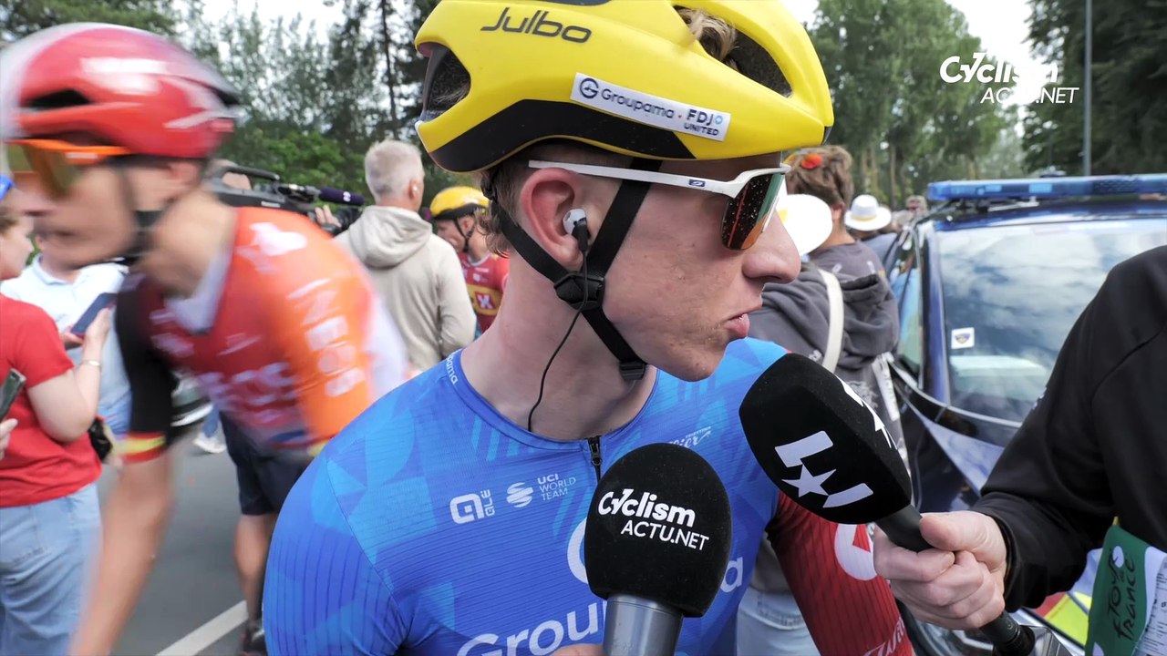 Tour de France 2025 - Lewis Askey : "Oui, il y a beaucoup de chutes, c'est le Tour donc tout le monde met tout en jeu"