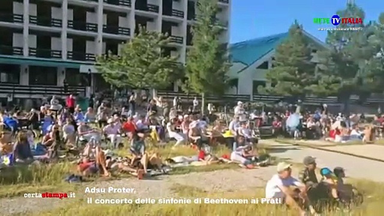 Adsu Proter, il concerto delle sinfonie di Beethoven ai Prati di Tivo
