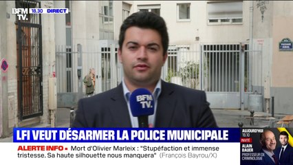 Désarmer la police municipale: Olivier Faure (PS) dit "non" à cette proposition de Mathilde Panot