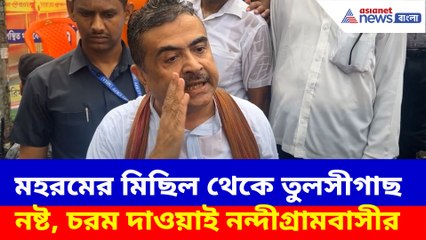 মহরমের মিছিল থেকে তুলসীগাছ নষ্ট, চরম দাওয়াই নন্দীগ্রামবাসীর, দেখুন কী বলছেন শুভেন্দু