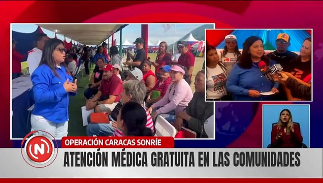 Operación Caracas Sonríe se despliega en la parroquia Sucre beneficiando a miles de ciudadanos