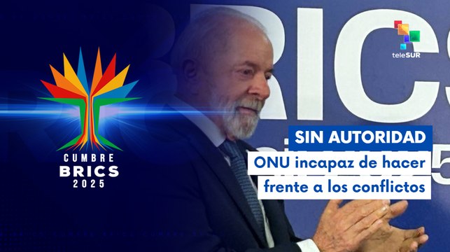 Lula: La ONU ha perdido credibilidad ante los conflictos y guerras