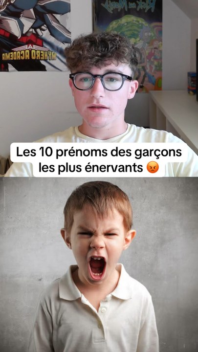Les 10 prénoms des garçonsles plus énervants 😡 #quiz #quizz #prenom #prénom #prenoms