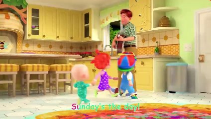 Days of the Week Song _ CoComelon Nursery Rhymes _ Kids Songs(720P_HD)