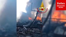 On-The-Ground Video Shows Gas Station Explosion In Rome, Italy