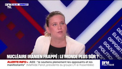Iran: Mathilde Panot (LFI) demande que Cécile Kohler et Jacques Paris "soient impérativement libérés"