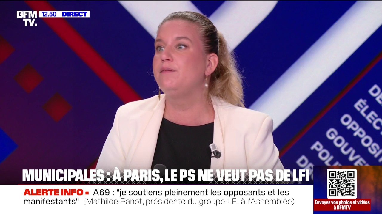 Municipales 2026: Emmanuel Grégoire sera "un concurrent", déclare Mathilde Panot (LFI)