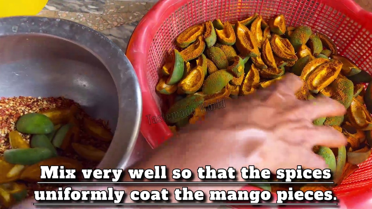 Village Style Mango Pickle Recipe | Aam ka Achar | Mango Pickle | Mango Achar #tastemadeworld