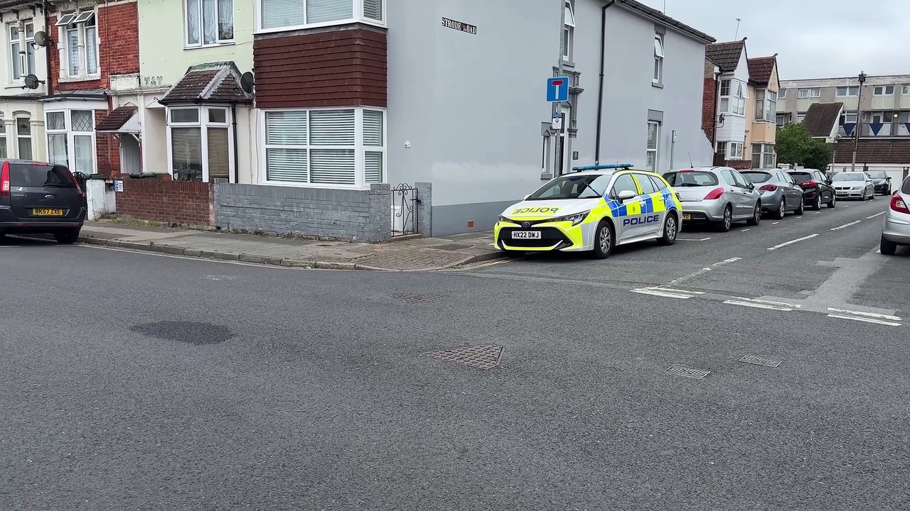 Police in Portsmouth road after riot incident