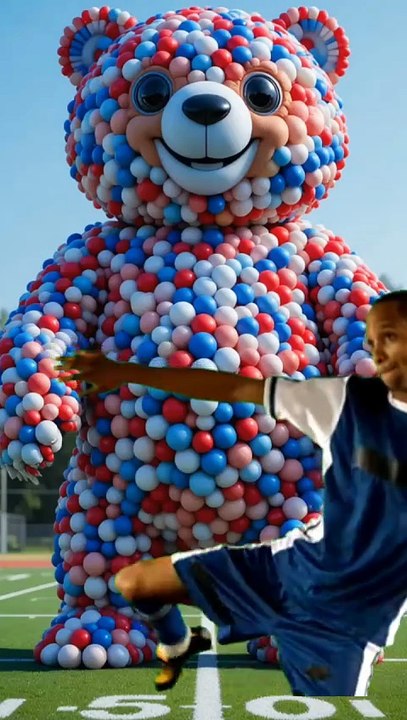 "Foam Ball Animals Explode Into Real Life!  Epic Cartoon Transformation!"