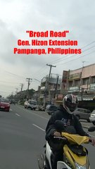 "Broad Road" San Fernando, Pampanga in the Philippines