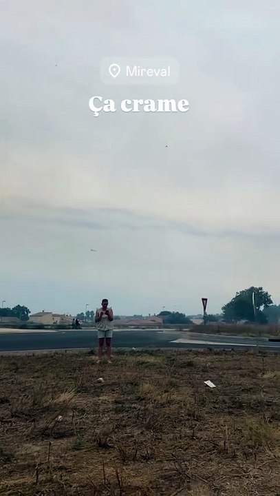 Images des incendies dans l'Aude et l'Hérault par Marine Mulcey ©Instagram