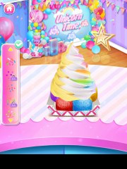 🦄🍦 Unicorn Cooking: Unicorn Donut Ice Cream Recipe! ✨🍩