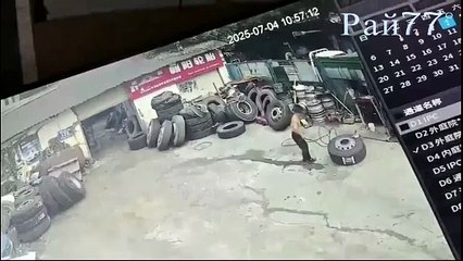 Везучий шиномонтажник