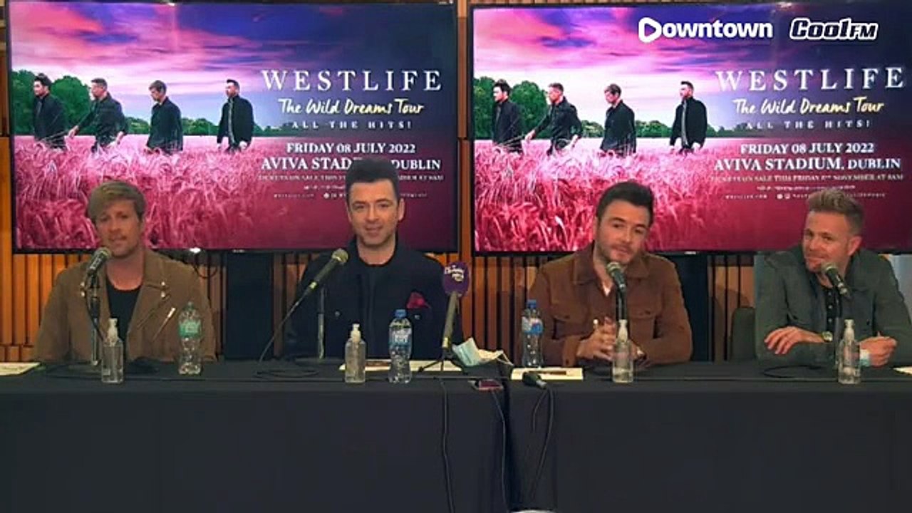 [Westlife] Live broadcast of the tour press conference (2021.10.29)