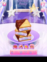 🌌🍦 Galaxy Ice Cream Sandwich – Magical Dessert in Unicorn Cooking! 🦄✨