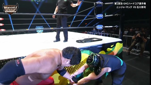 NOAH Wrestling Magic 2024 GHC Hardcore Openweight Championship Ninja Mack vs Shuji Ishikawa