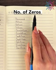 How Many Zeros Are in Numbers from Thousand to Decillion? 📊
