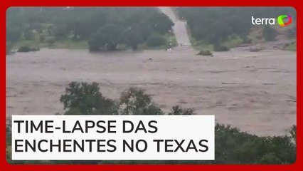 Vídeo mostra momento em que enchente inunda cidade do Texas