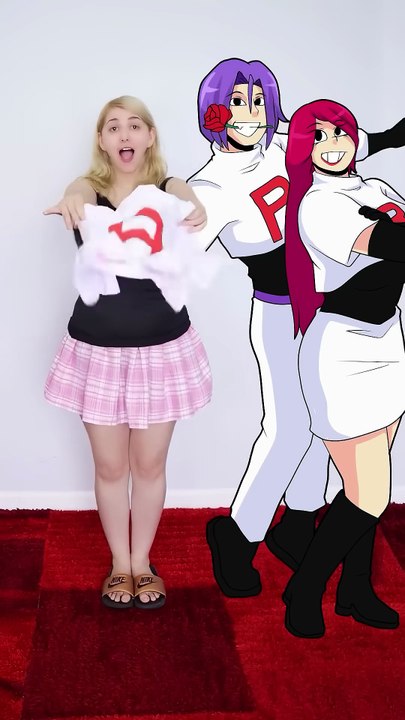 JESSIE X JAMES 2D VS 3D 🌹 #COSPLAY