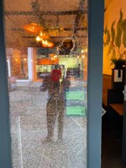 Farm Kitchen windows smashed