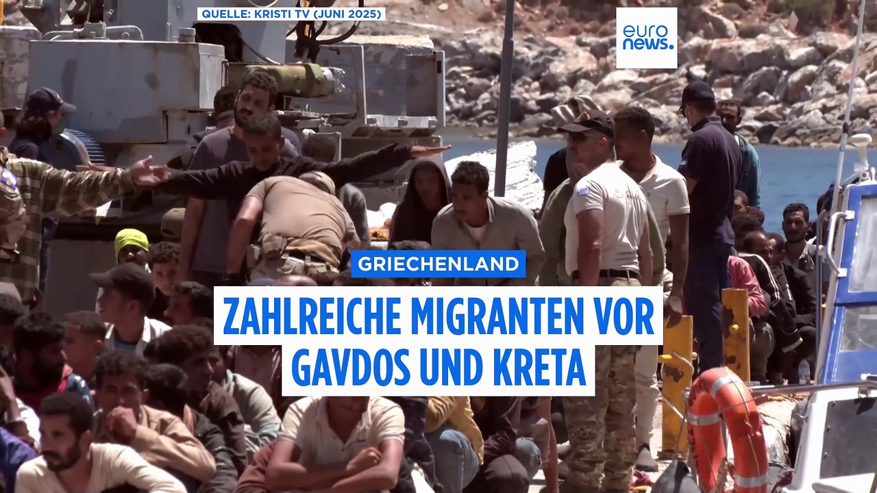 Griechenland: Mehr als 750 illegale Migranten südlich von Gavdos aufgegriffen