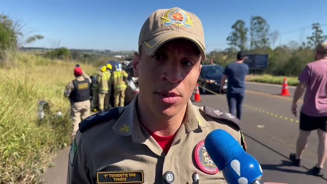 Umuarama: Colisão entre carro e caminhão na PR-323 resulta em óbito de condutor