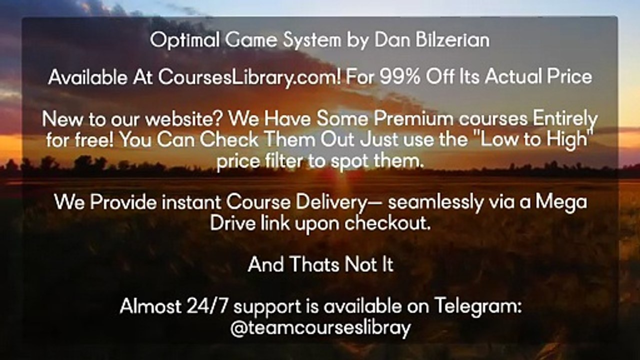 Download Optimal Game System by Dan Bilzerian