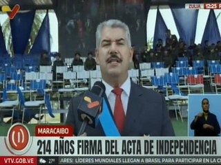 Zulia | Autoridades y Poder Popular conmemoraron 214 años de la Independencia de Venezuela
