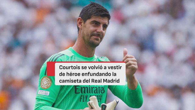 No se percató nadie y es genial: fíjense en los jugadores del Dortmund tras la milagrosa parada de Courtois