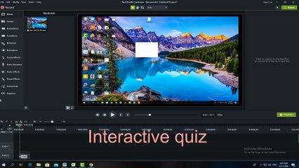 Interactive quiz in Camtasia studio