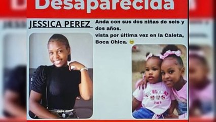 Reportan la desaparición en Boca Chica de una mujer y sus dos hijas